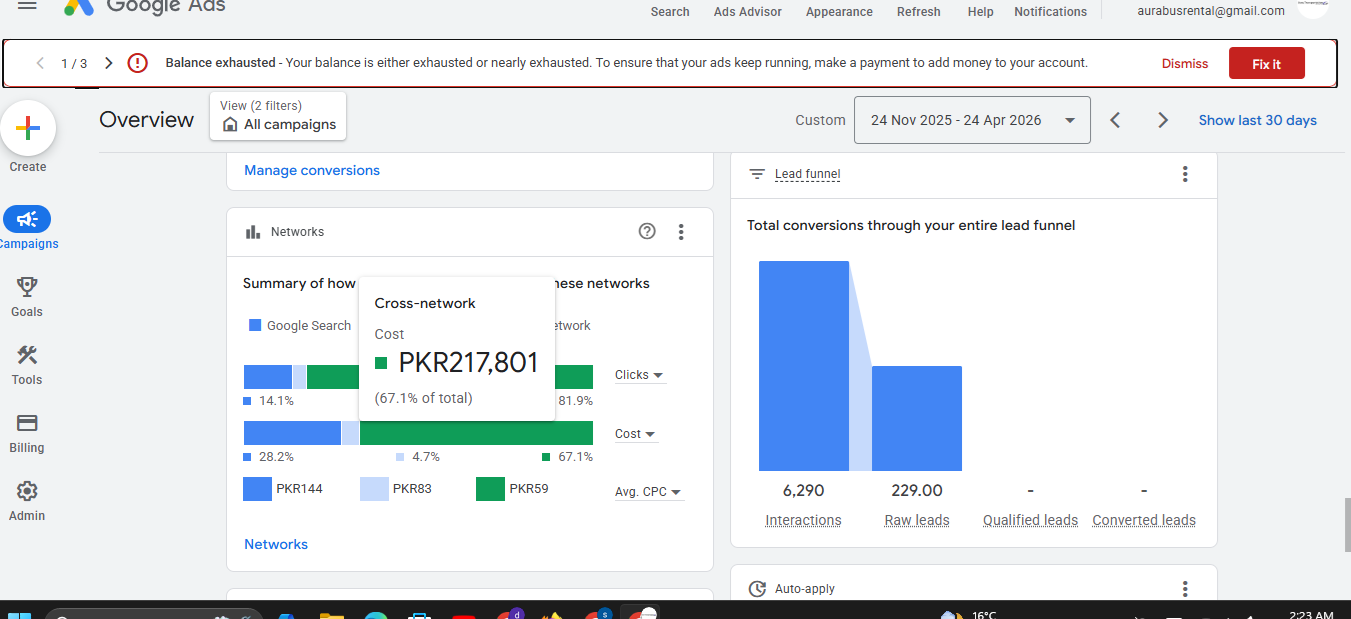 Aura Bus Rental - Google Ads Lead Generation